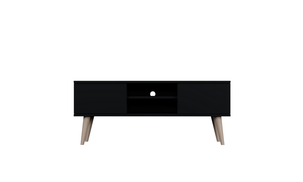 NÍZKA SKRÍŇKA Toronto čierna 35/55,2/120 cm - čierna, kompozitné drevo (35/55/120cm) - RAUMHIRSCH FURNITURE