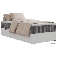AMERICKÁ POSTEĽ TRAVIT ZERO 90 90/200 - Sivá Manšester - Topper T25 - H4 (tvrdý) - čierna/sivá, textil/plast (90/200cm) - MKS