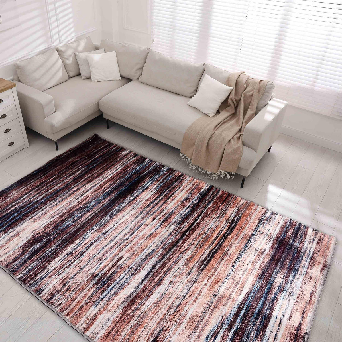 KURZFLORTEPPICH PIPER - Beige, Textil (120/180cm) - Astra