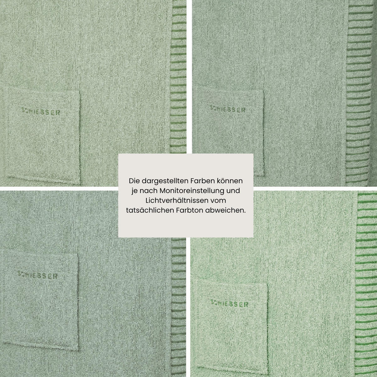 SAUNAKILT Rom Damen - 36-42 - Hellgrün - Hellgrün, Textil (80/130cm) - SCHIESSER