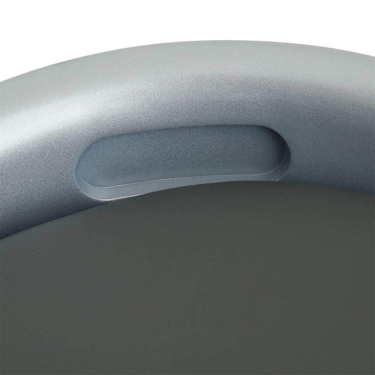 SITZHOCKER DANIEL grau - Grau, Kunststoff/Textil (35/50/35cm) - IDIMEX