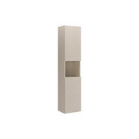 BADSCHRANK - 35 cm x 26.6 cm - Holz, Platte, Holz, Platte - Beige - DORIONI - Beige, Holz (35/140/26.6cm) - Vente-Unique