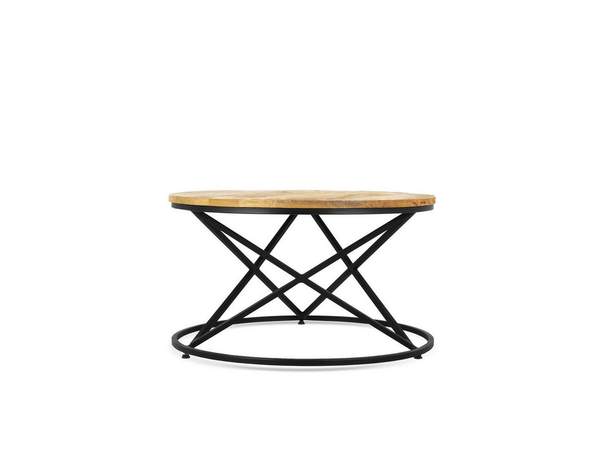 COUCHTISCH Elyne Mangoholz 70 cm / 70 cm Natur - Naturfarben, Holz (70/70/40cm)