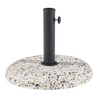SONNENSCHIRMSTÄNDER Bitritto - Multicolor, Stein (45/45cm) - casa.pro