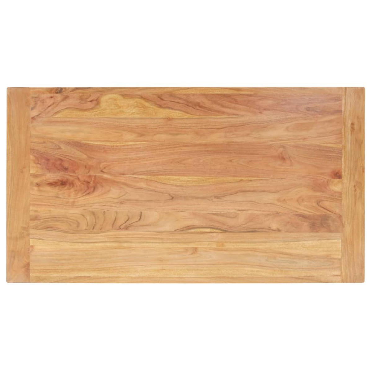 COUCHTISCH 110x60x35 cm Massivholz mit Honigfarbenem Finish - Weiß, Holz (110/60/35cm) - furnicato
