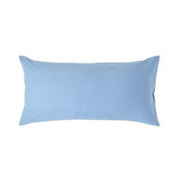 KISSENBEZUG Perkal, Ägyptische Baumwolle, Fadendichte 200 - Blau, Textil (40/80cm) - Homescapes