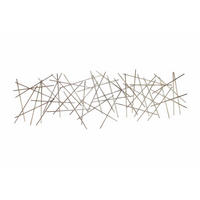 WANDDEKO Gold 150/50 cm - Goldfarben, Metall (1.6/50/4cm) - KUNSTLOFT
