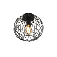 LED-DECKENLEUCHTE Emden 25/25/19 cm - Schwarz, Metall (25/25/19cm) - Nettlife