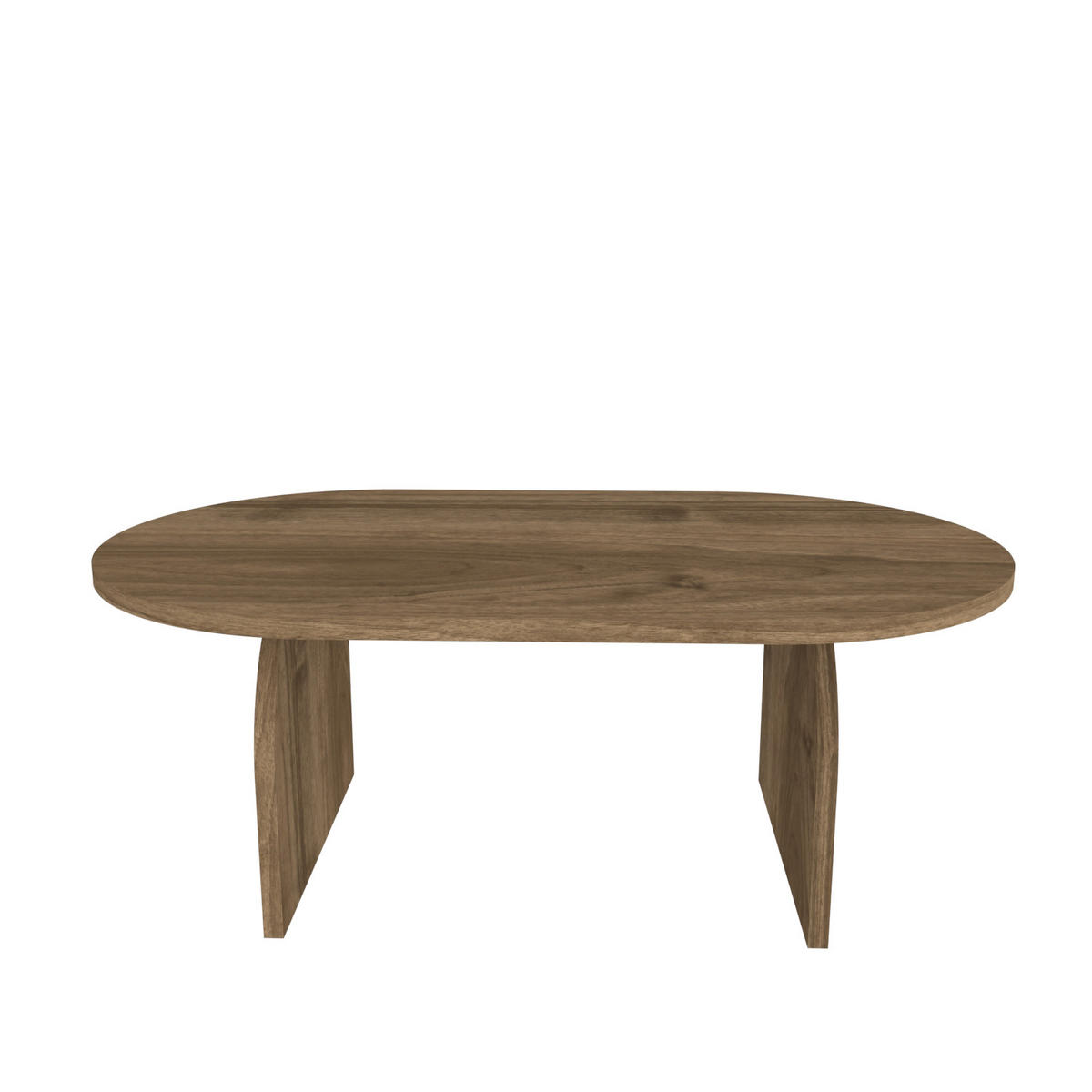 COUCHTISCH Mono Nussbaum - Braun, Holzwerkstoff (120/60/43cm) - Decorotika