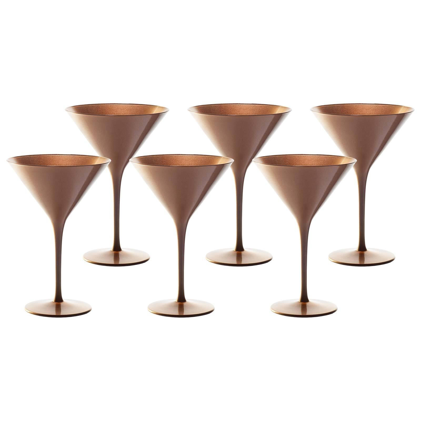 COCKTAILSCHALEN Elements Bronze 240 ml 6er Set - Bronzefarben, Glas (0.24L) - Stölzle Lausitz