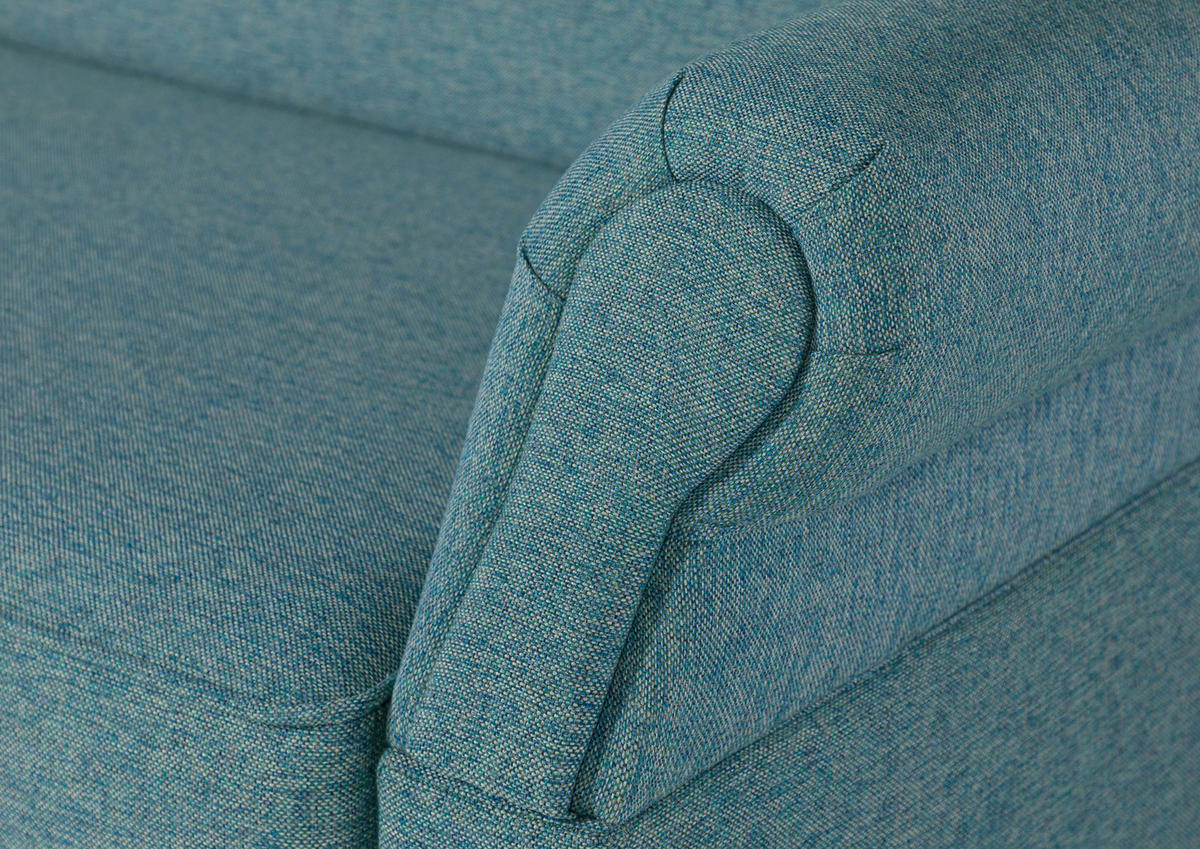 KÜCHENSOFA Webstoff 188x78x97 blau EDINBURGH - Blau, Kunststoff (188/97/78cm) - Massivmoebel24
