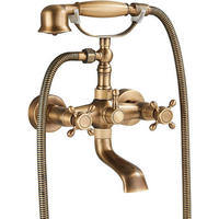 BADEWANNENARMATUR Antik Bronze 1,5 m Messing - Goldfarben, Metall (15/31/21cm) - TVTIUO