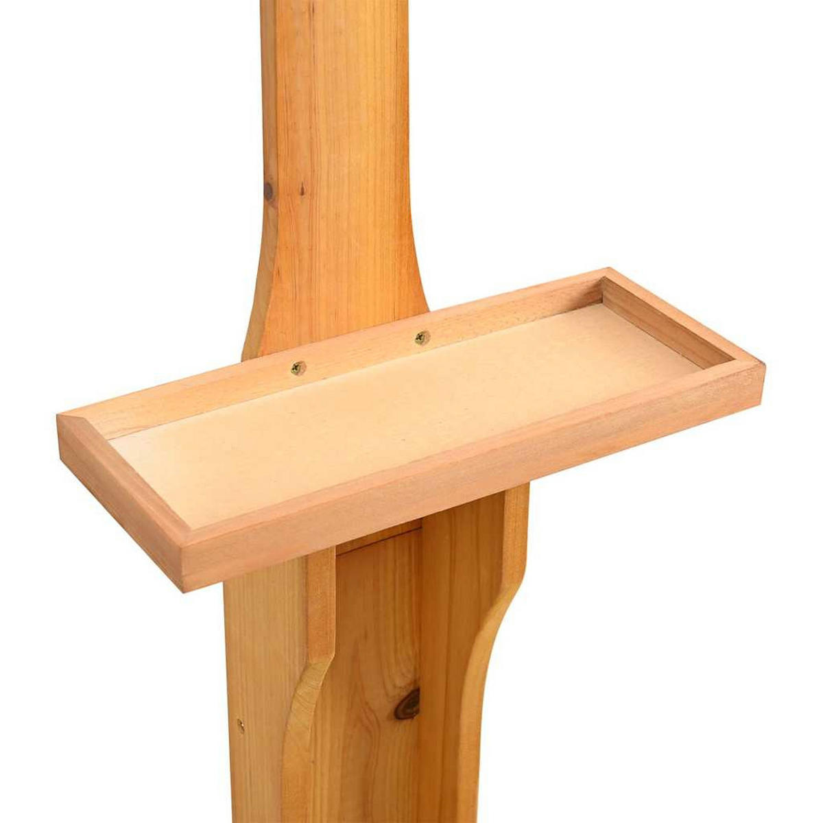 GARTENDUSCHE Holz - Naturfarben, Holz (75/221/75cm) - vidaXL
