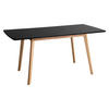 TISCH Helga Schwarz 120/160 cm - Schwarz, Holzwerkstoff (160/80/75cm) - Happy Garden