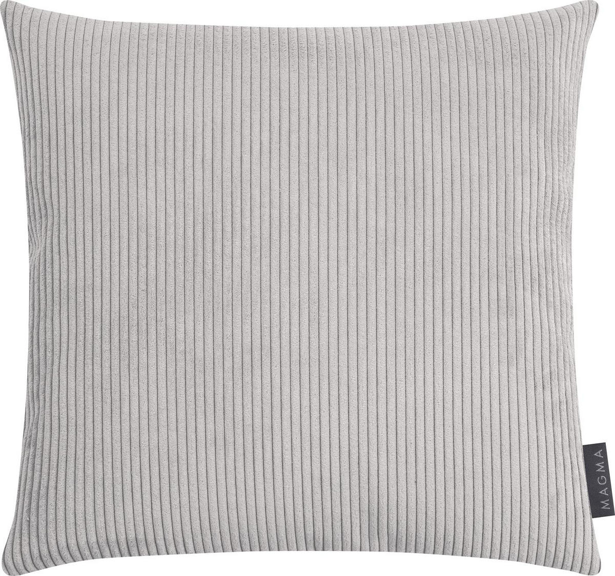 KISSENHÜLLE Inga Cord Look - Grau, Textil (50/50cm) - Magma Heimtexx