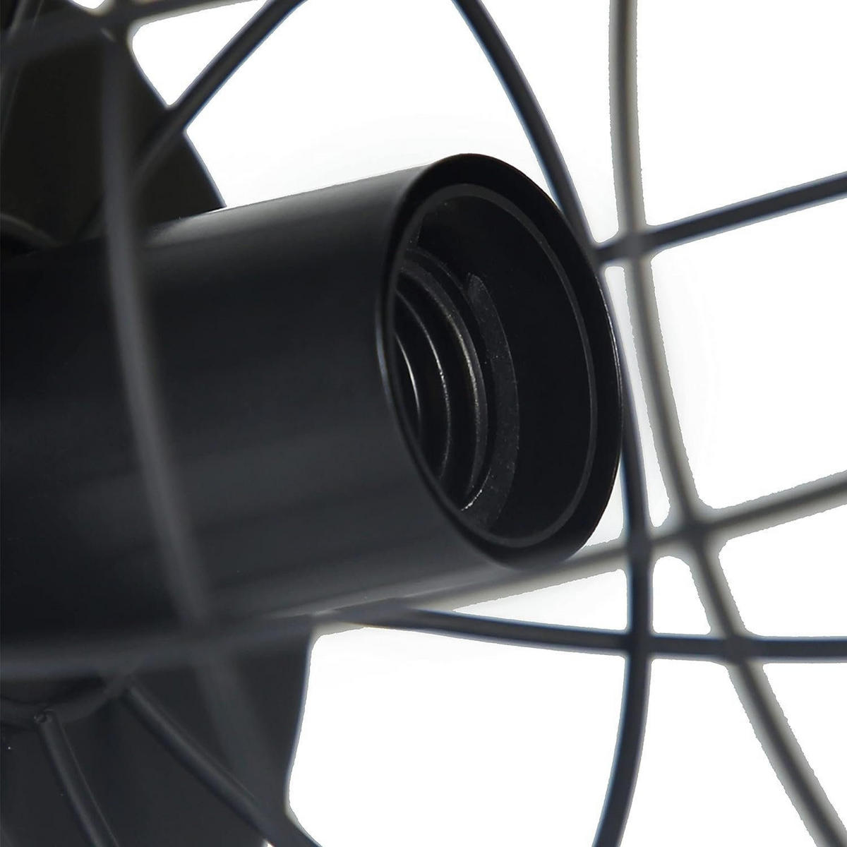 TISCHLEUCHTE Cage 19/19/20 cm - Schwarz, Metall (19/19/20cm) - Nettlife