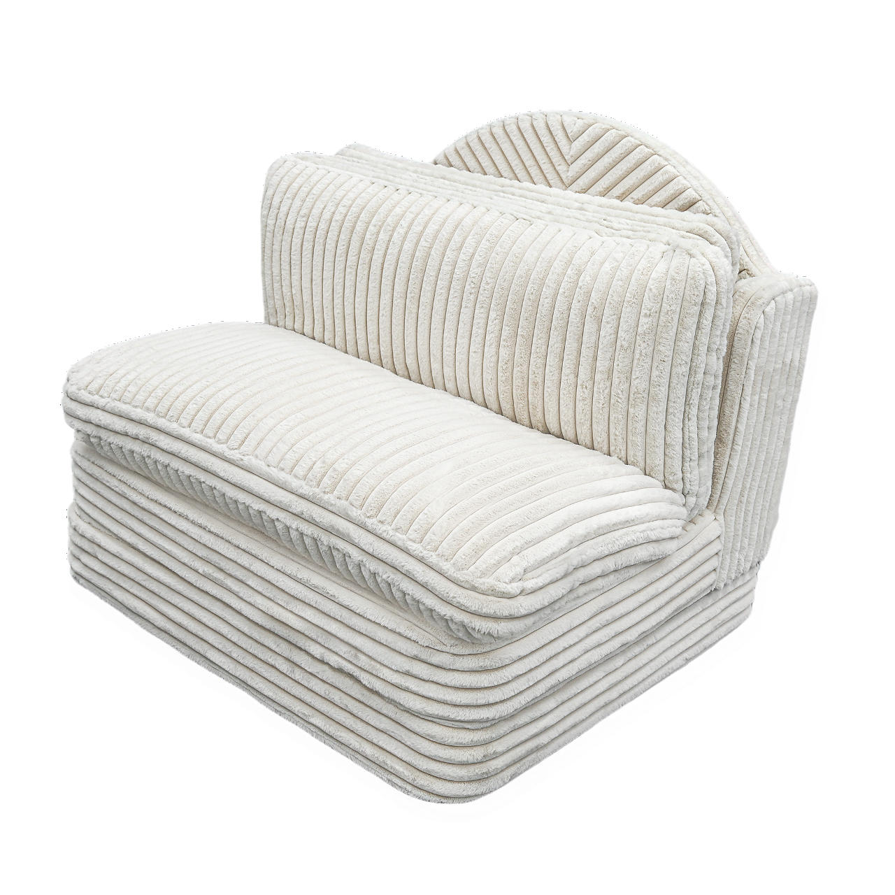 SCHLAFSESSEL Beige 4094 - Beige, Textil (120/60/200cm) - Vercart