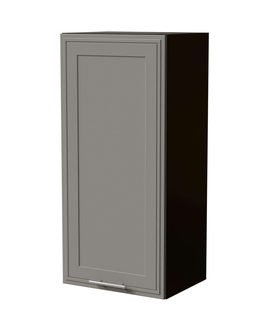 HÄNGESCHRANK Salo W4/45 Schwarz / Dust Grey Matt 45 / 32,5 / 96cm - Schwarz/Grau, Holz/Holzwerkstoff (45/96/32.5cm) - Feldmann-Wohnen