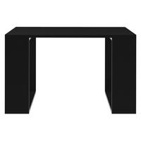 COUCHTISCH rechteckig Schwarz 65/65/40 cm - Schwarz, Holzwerkstoff (65/40/65cm) - ML-DESIGN