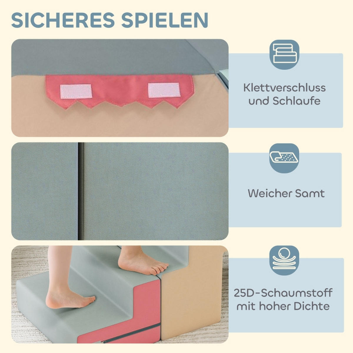 KONSTRUKTIONSSPIELZEUG Bauset - Multicolor, Kunststoff (39/44/131cm) - Korfee