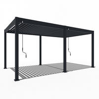 PERGOLA Classic Pavillon Terrassenüberdachung Aluminium 3 x 5,3 M anthrazit - Anthrazit, Metall (300/255/530cm) - WEIDE