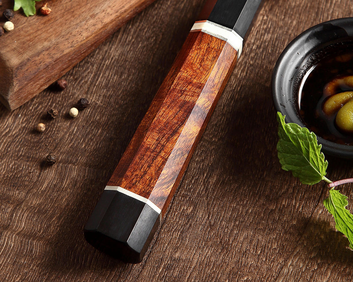 KIRITSUKEMESSER 28 cm - Braun, Holz/Metall (43cm) - Wakoli