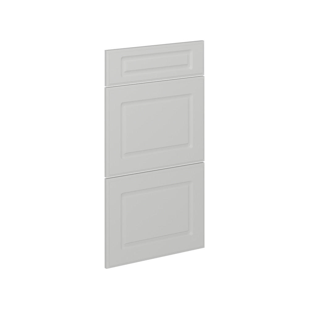 KÜCHENFRONT R-Line Weiß Landhaus 39.6 x 70.4 cm Möbelfront für den Schubladenunterschrank - Weiß, Holzwerkstoff (39.6/70.4/1.6cm) - Vicco