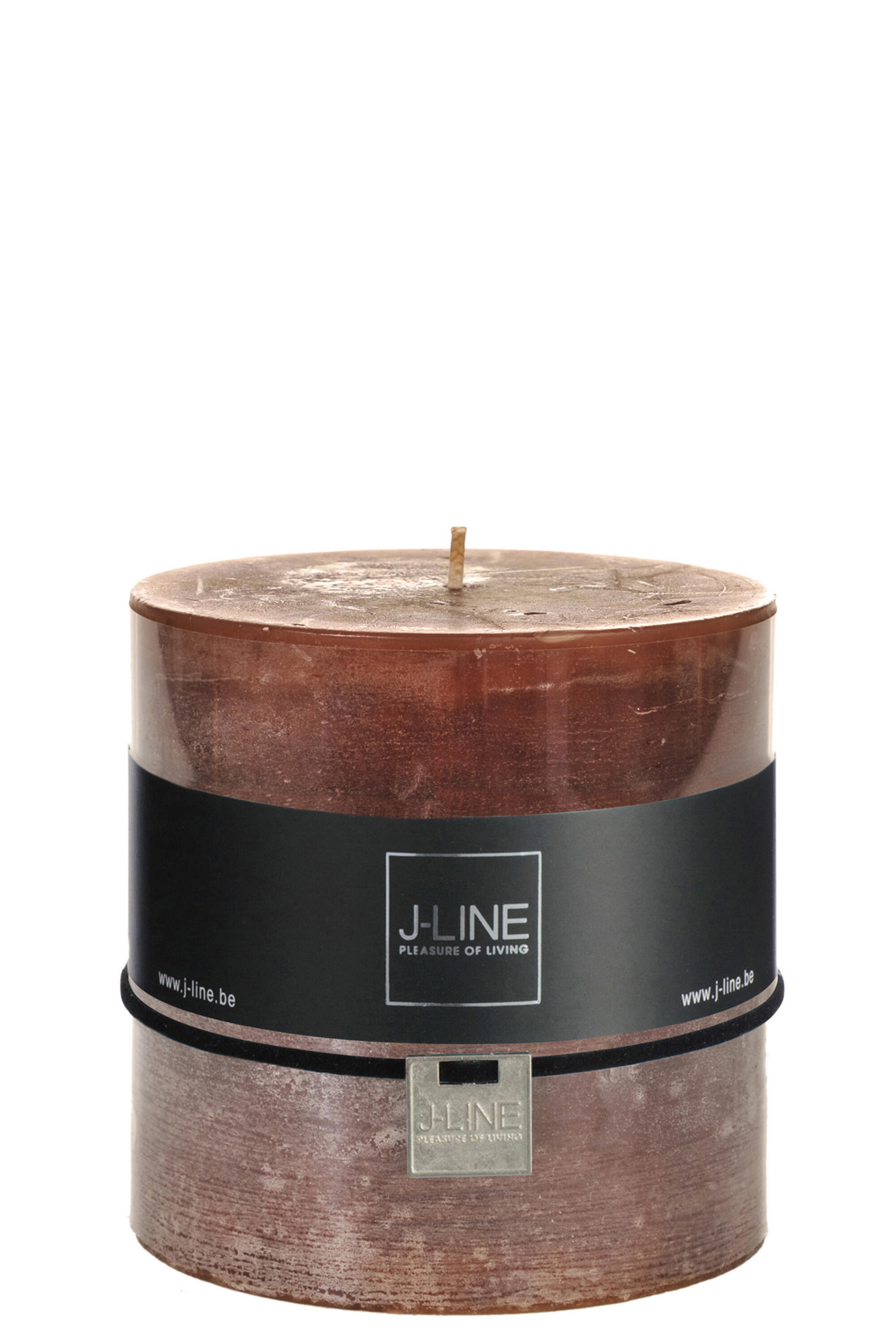 DUFTKERZE ZART - Braun - 64 Std. - 6er set - Braun, Paraffin (10/10cm) - J-Line