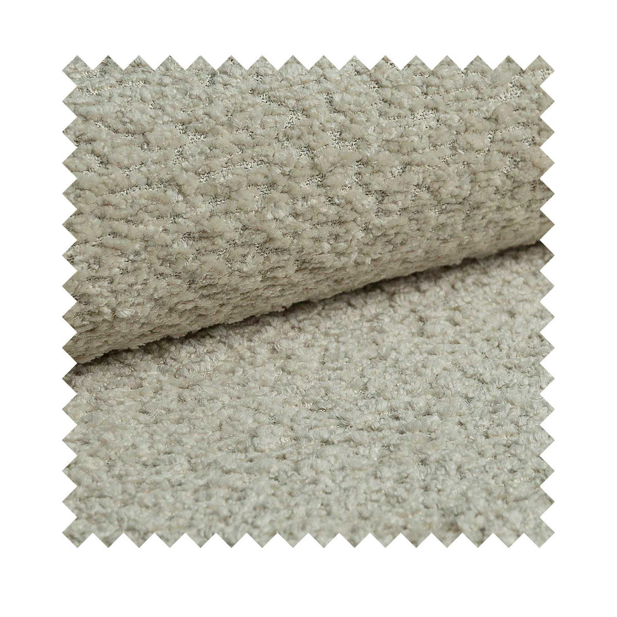 3-SITZER SOFA Barletto Hellbeige Bouclé - Ecru/Schwarz, Holz/Textil (248/94/110cm) - Selsey