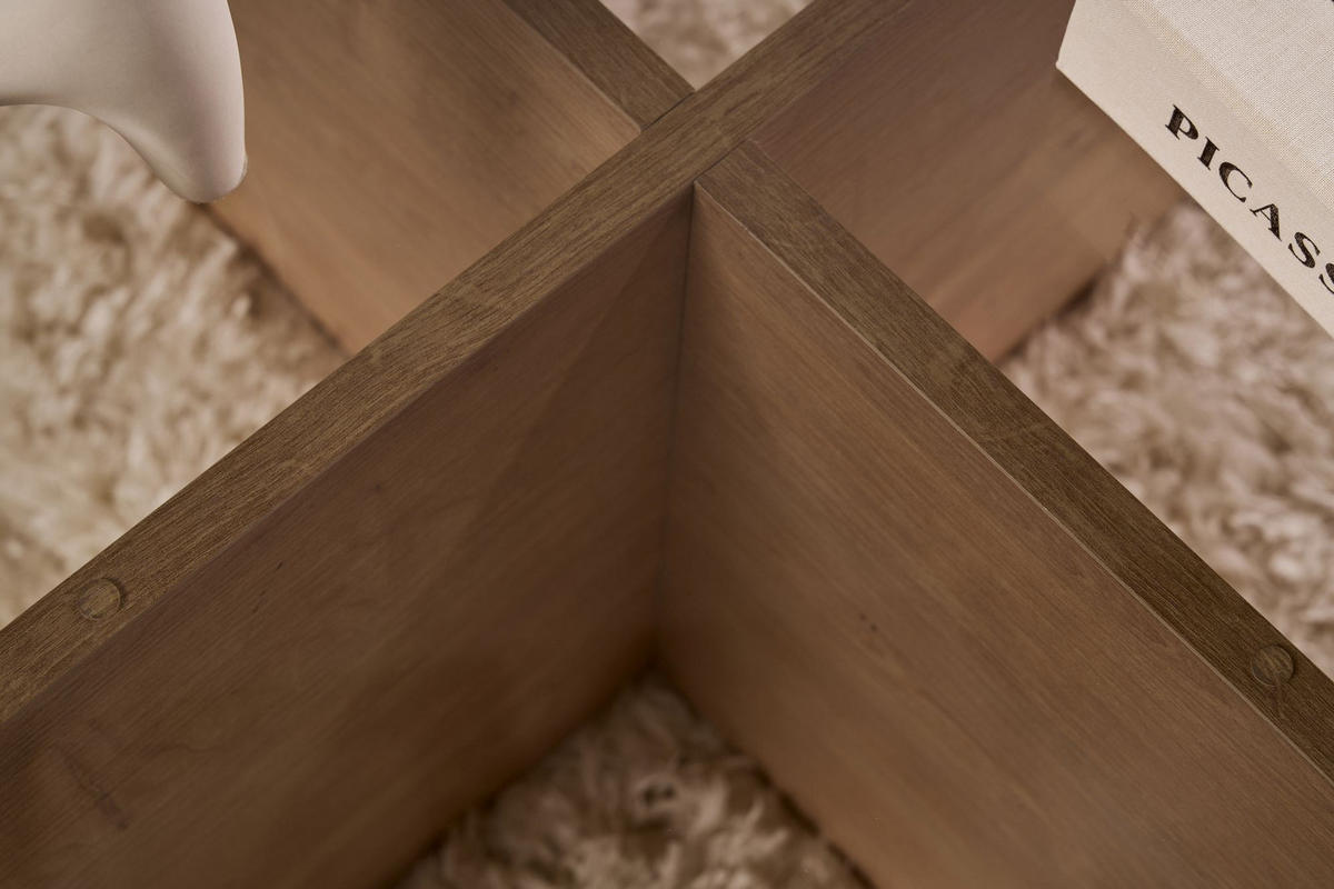 COUCHTISCH aeris hellbraun - Braun, Holz (75/75/35cm) - Habitat Garten