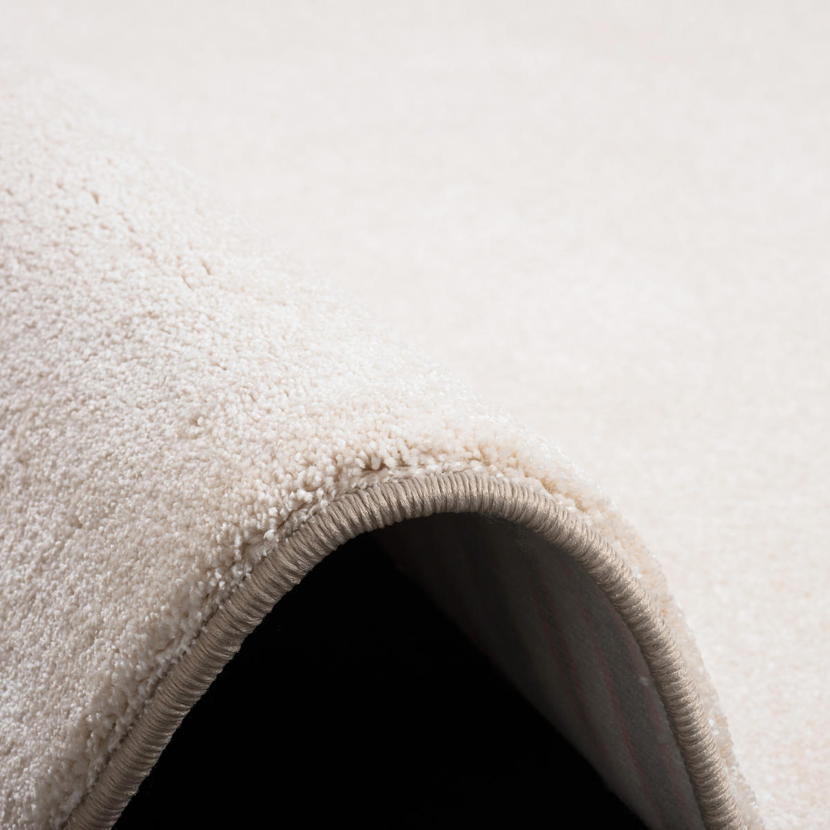 HOCHFLOR LUXUS VELOURS TEPPICH TOUCH RUND - Beige, Textil (200/200cm) - Snapstyle