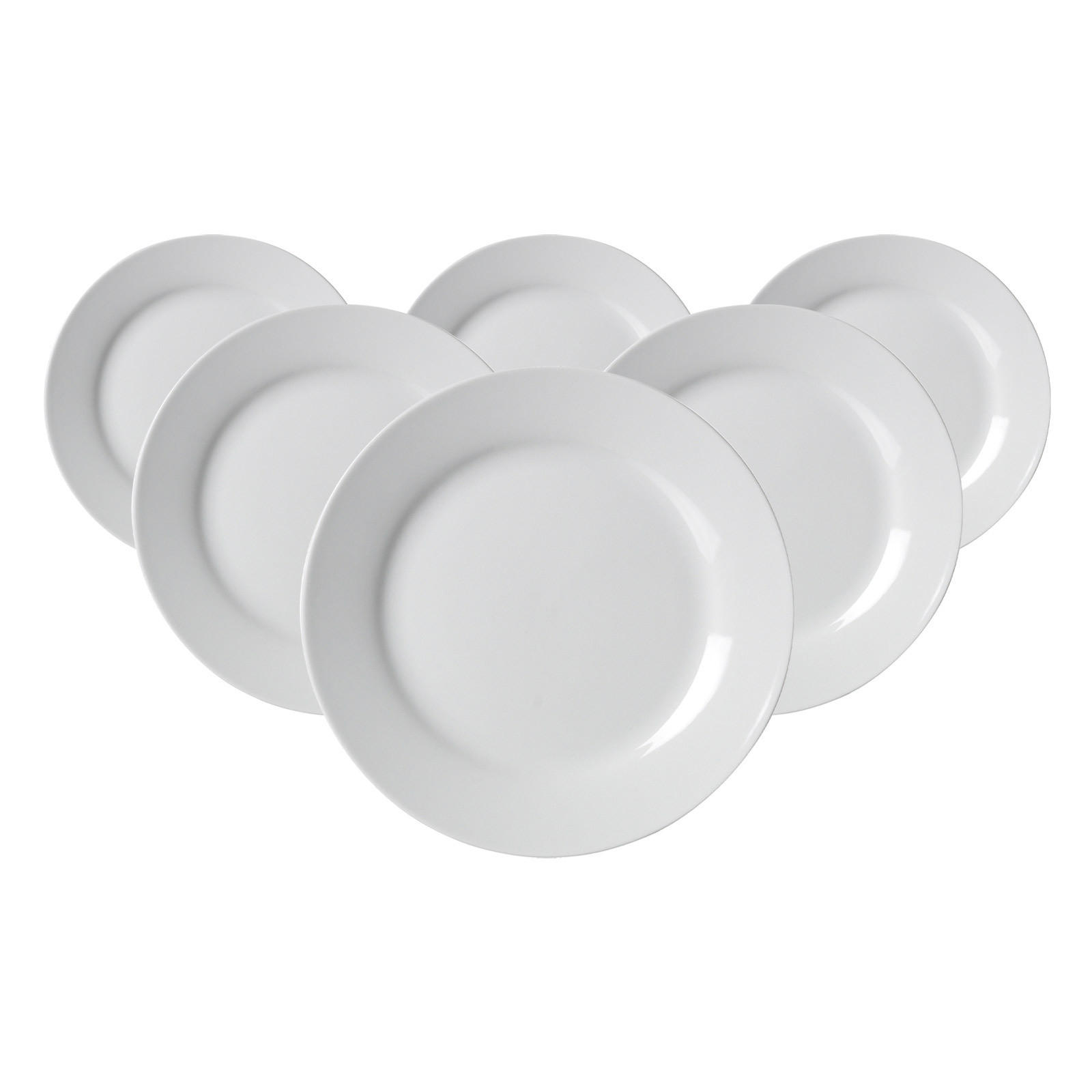 DESSERTTELLER Bianco weiß ø 19 cm 6er Set - Weiß, Keramik (19cm) - Ritzenhoff Breker