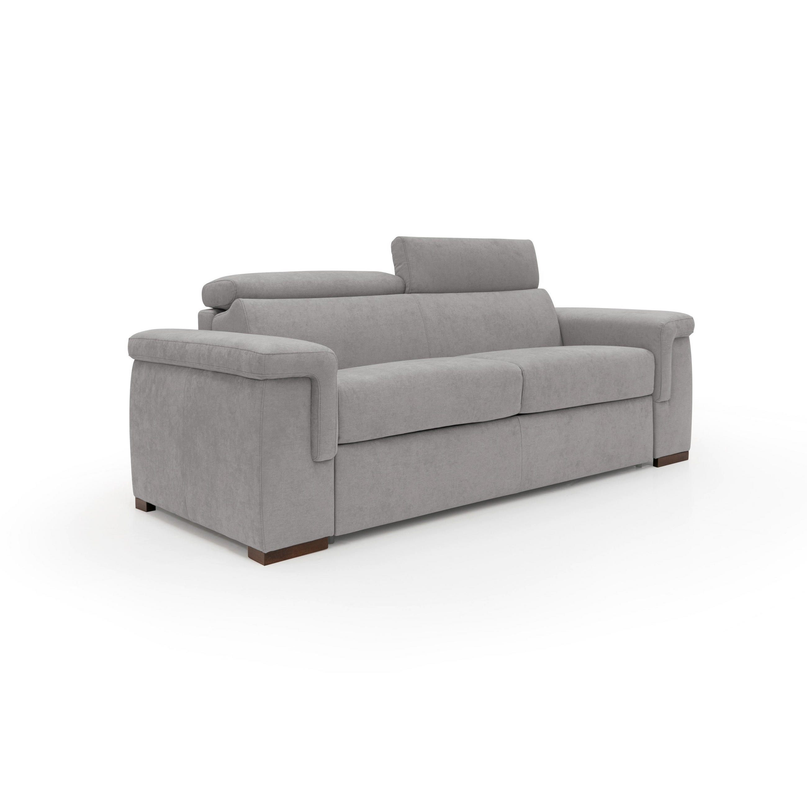 SCHLAFSOFA Giunone - Hellgrau, Textil (200/100/95cm) - Divani.store