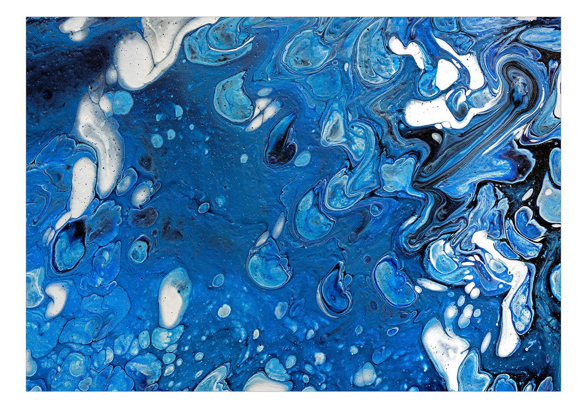 SELBSTKLEBENDE FOTOTAPETE 392/280 cm - Blau/Grau, Kunststoff/Textil (392/1cm) - KUNSTLOFT