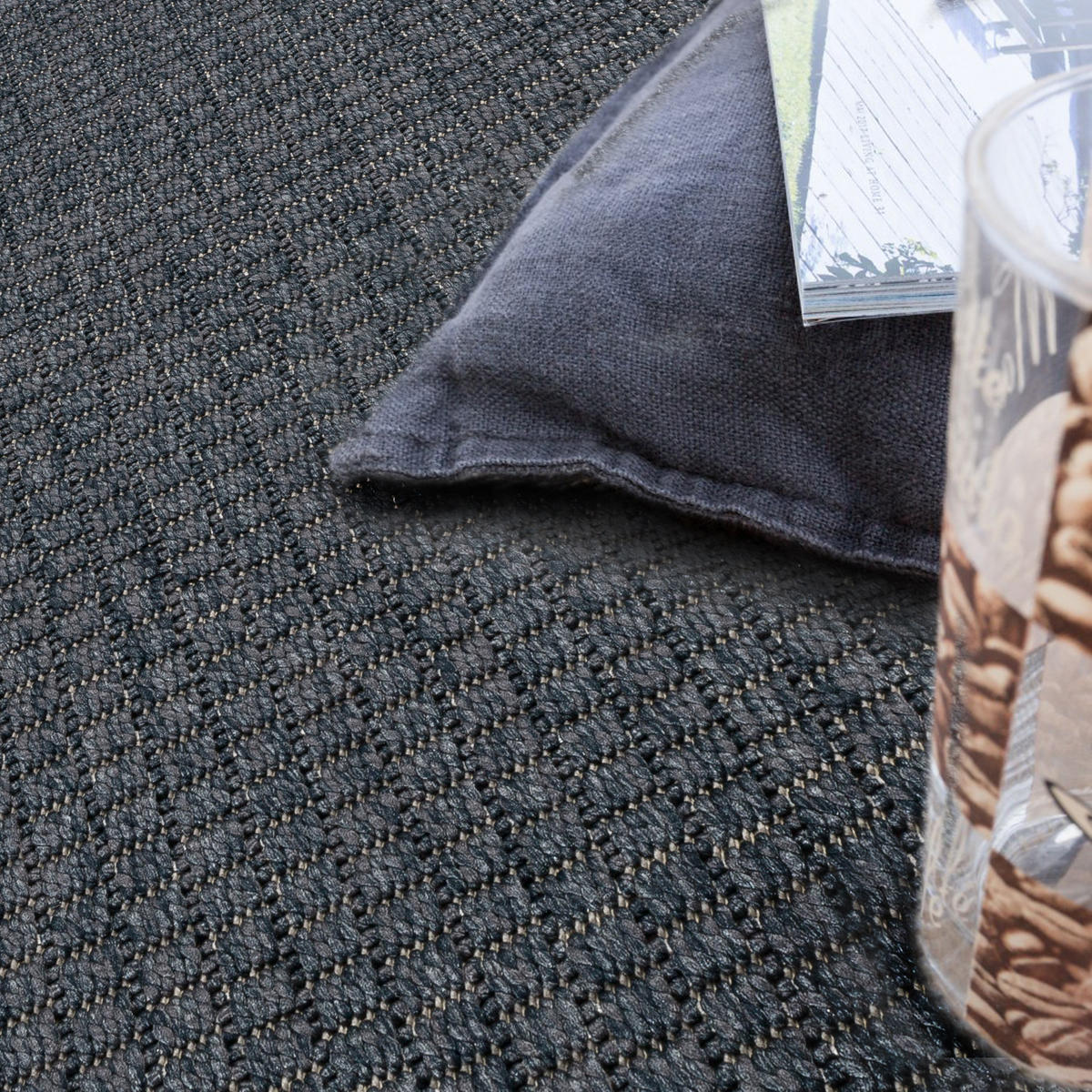 OUTDOORTEPPICH 160/220 cm Timber 125 - Dunkelblau, Textil (160/220cm) - Paco Home