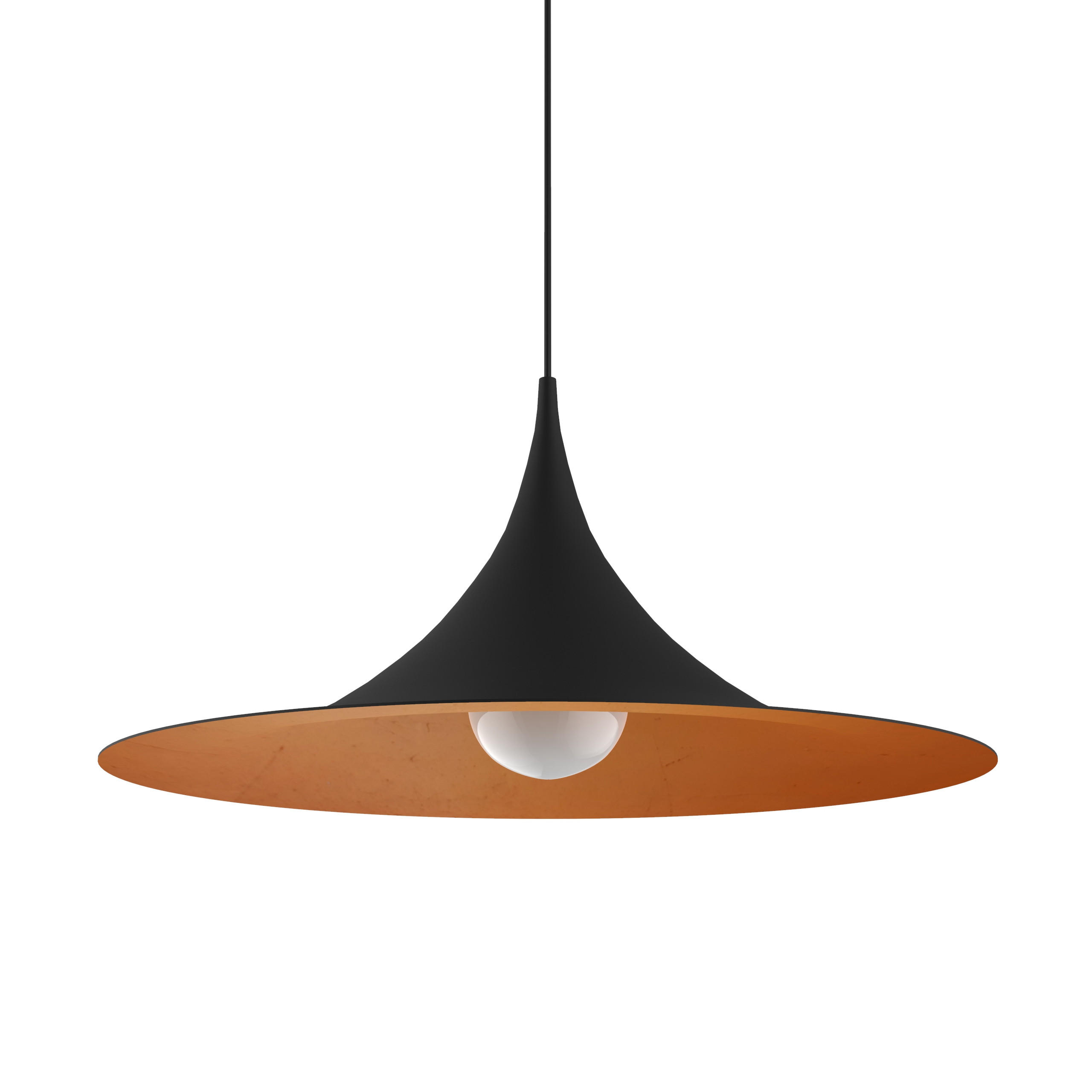 Lumicom Hängeleuchte Kupfer 57x27x57 cm