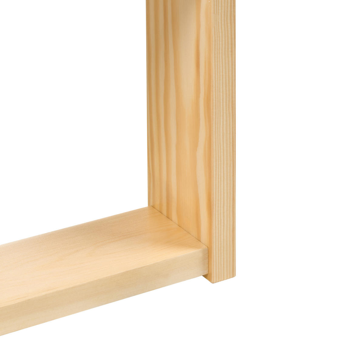 BETT ohne Kopfteil 90/200 Kiefernholz Hellbraun Talairan - Hellbraun/Braun, Holz (90/200cm) - Beliani