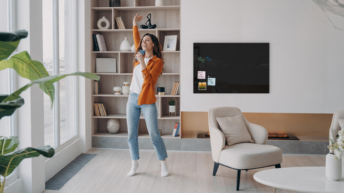 GLASBOARD - Schwarz 90x60cm - Schwarz, Glas (90/60/0.7cm) - ALLboards