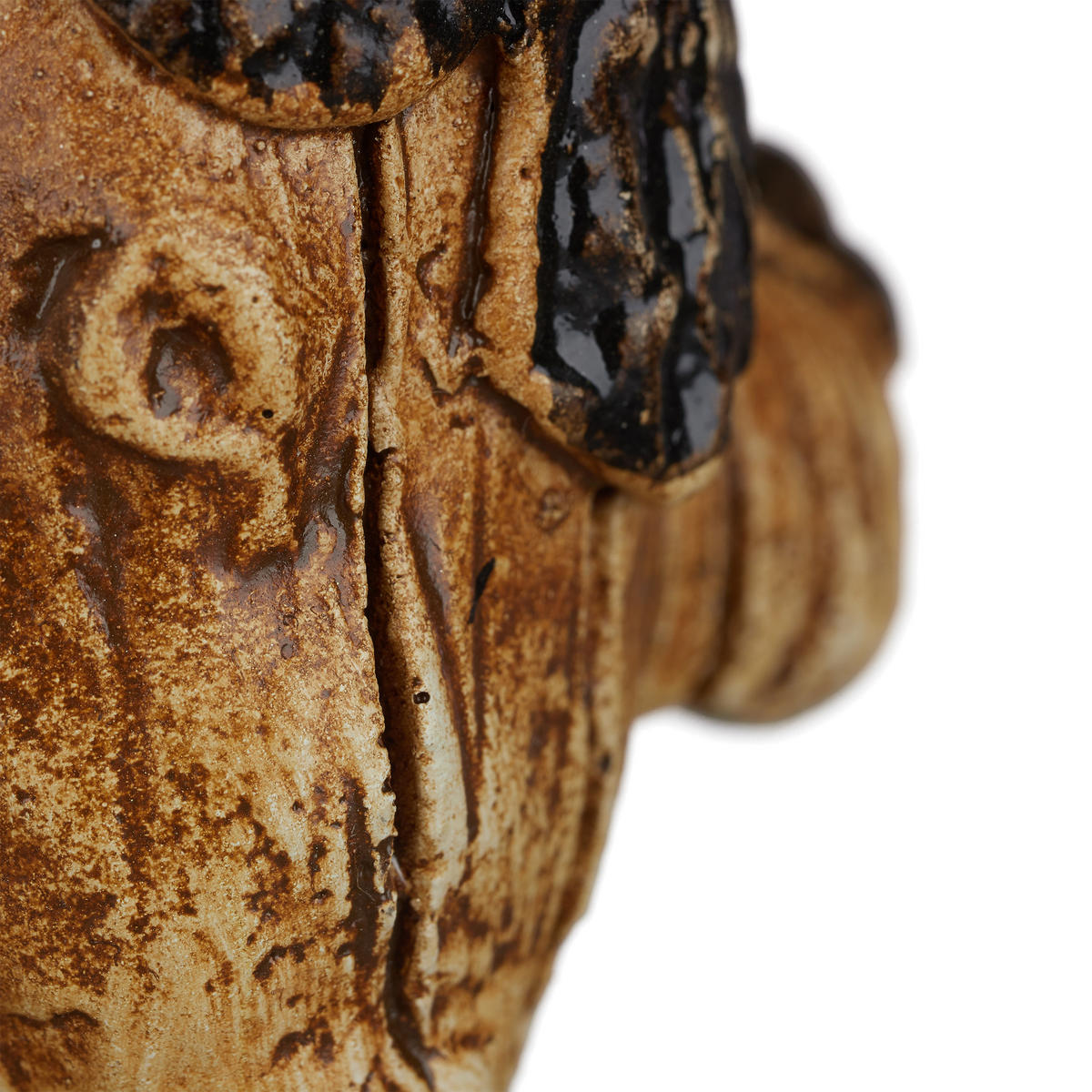 BAUMGESICHT - Dunkelbraun, Kunststoff (3/11/8.5cm) - Relaxdays