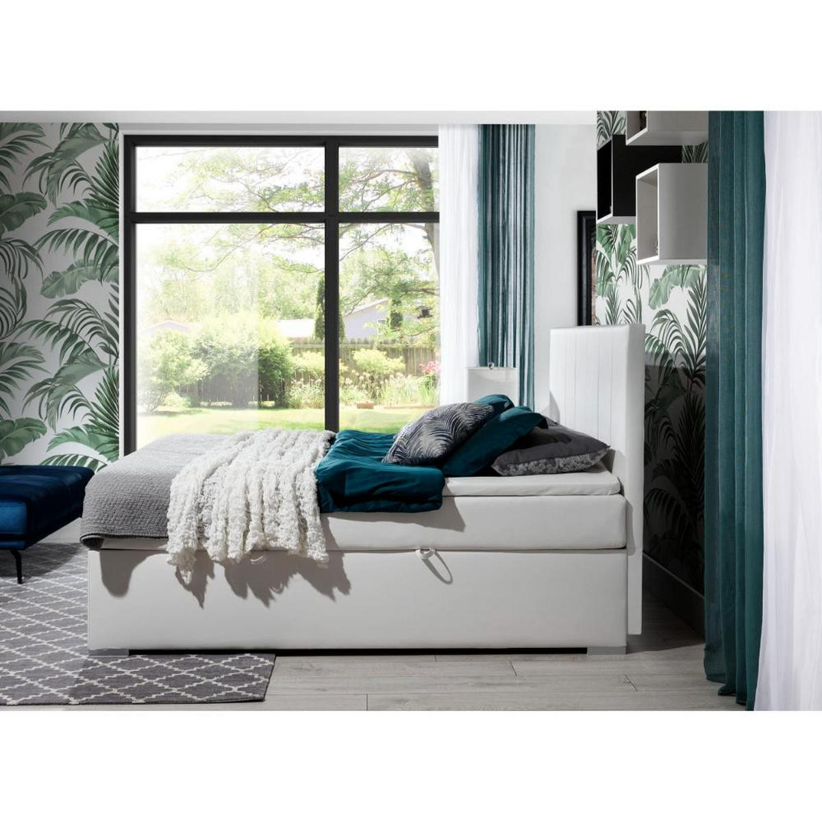 BOXBETT Bolero Bonellfederkern inkl - Silberfarben, Holz/Holzwerkstoff (160/200cm) - Best For Home