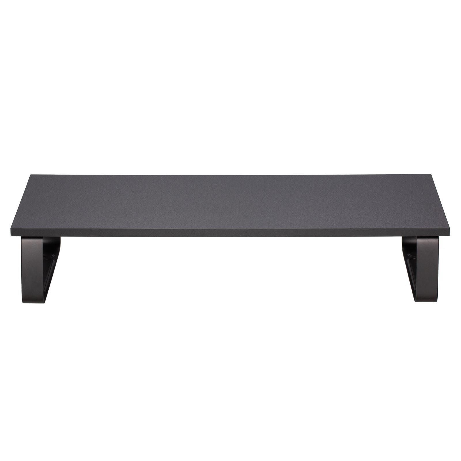 MONITORSTÄNDER STANFORD - Schwarz, Holzwerkstoff/Metall (26/60/12cm) - IDIMEX