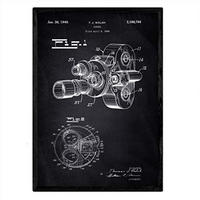 POSTER Kamera 8Mm Patent A3 Rahmenlos - Klar, Papier (29.7/5/42cm) - Nacnic