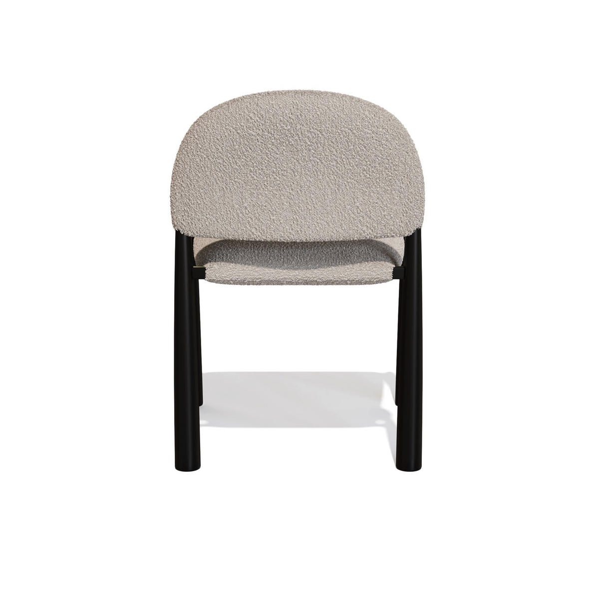 STUHL 2er-Set Bouclé-Stoff Taupe 53cm - Taupe, Textil (53/7.4/56.6cm) - Sia Home