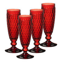 SEKTGLÄSER Boston Coloured Rot 145 ml 4er Set - Rot, Glas (0.145L) - Villeroy & Boch