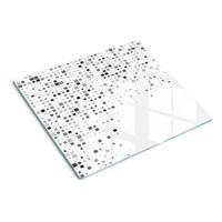 GLASPLATTE 60x52 cm Abstrakte Quadrate - Grau, Glas (60/0.4/52cm) - TULUP