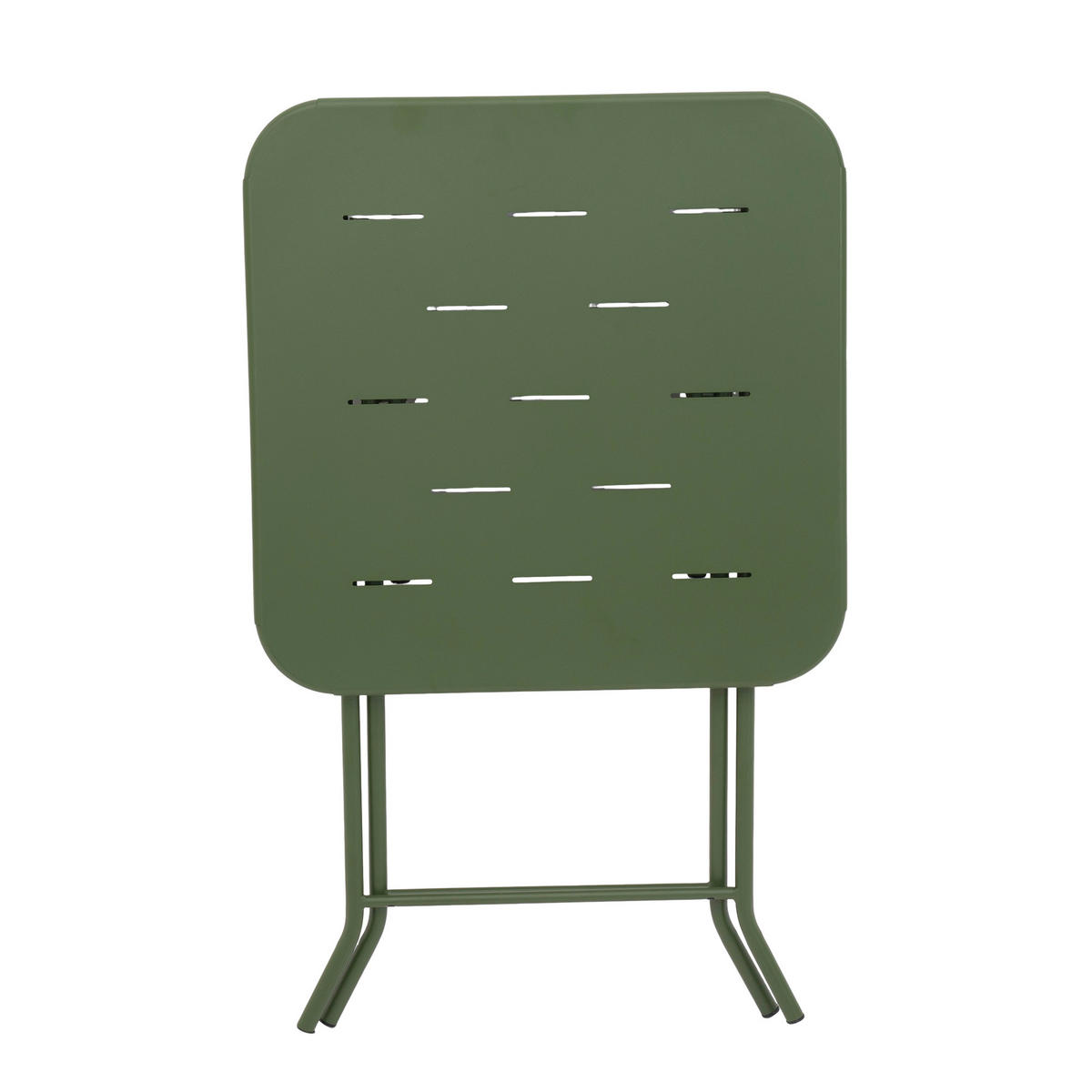 BISTROSET 3 teilig klappbar Metall grün - Grün, Metall - LEBENLANG