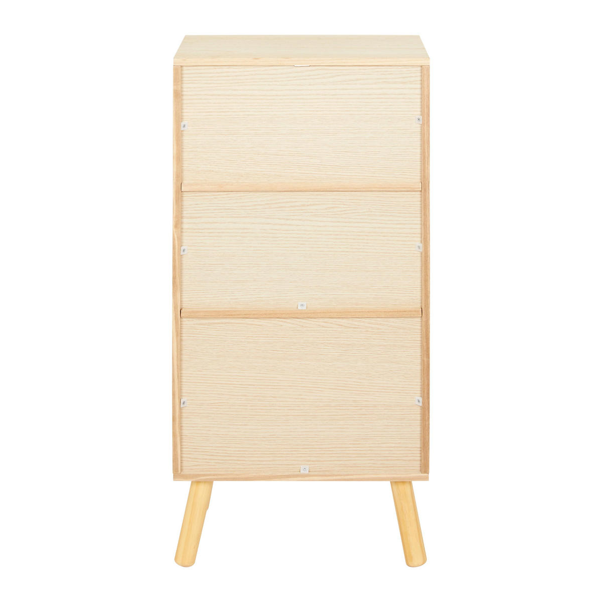 KINDERKOMMODE Lanny Rosa Echtholz/MDF - Pink, Holz (40/86/31cm) - Bessagi Kids