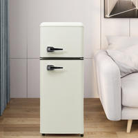 KÜHL-GEFRIER-KOMBINATION 92 l, 28 l Gefriervolumen, 105,5 x 41 cm, Energieeffizienzklasse D, Antique White - Creme, Kunststoff (45.5/105.5/41cm) - FOHERE