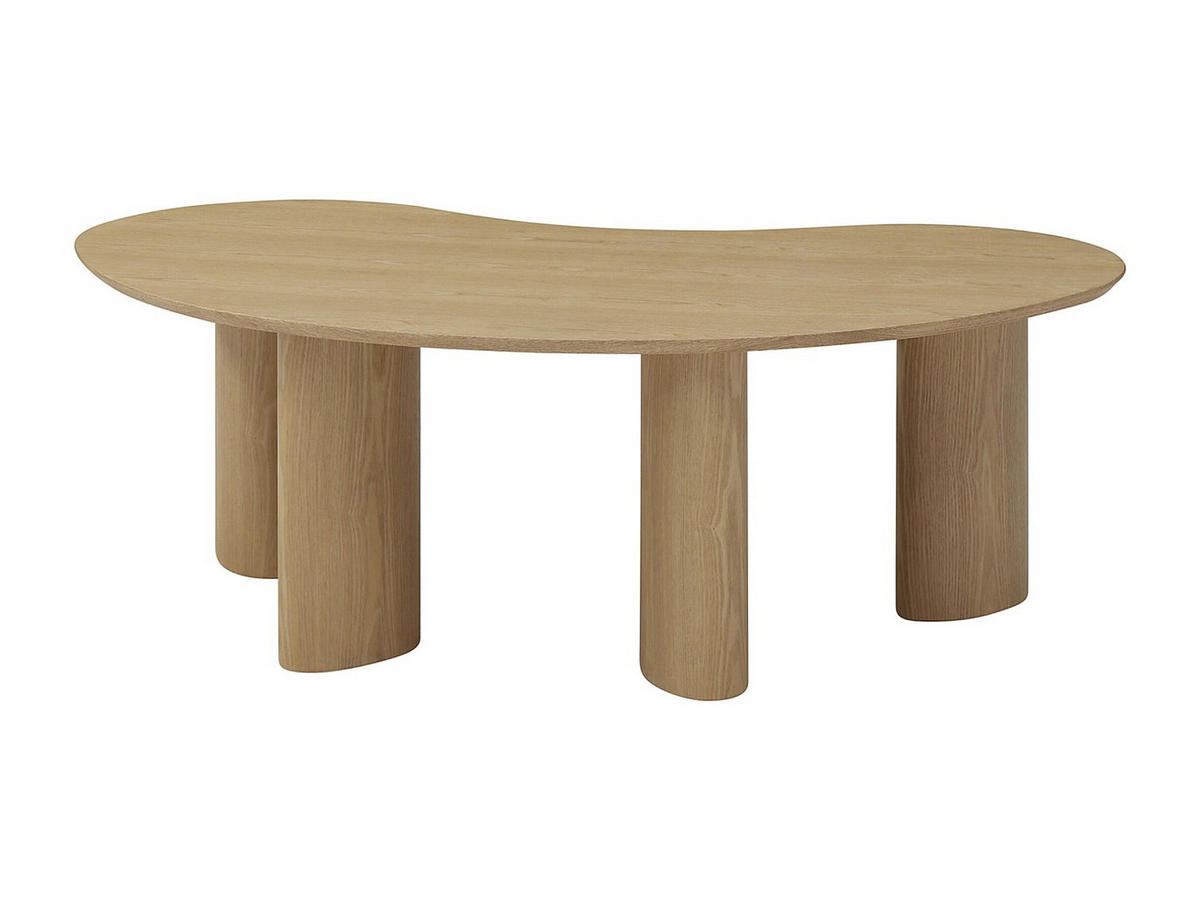 BEISTELLTISCH mit Eschenfurnier - Helles Naturholz - CALYNOR - Naturfarben, Holz (120/70/40cm) - Vente-Unique