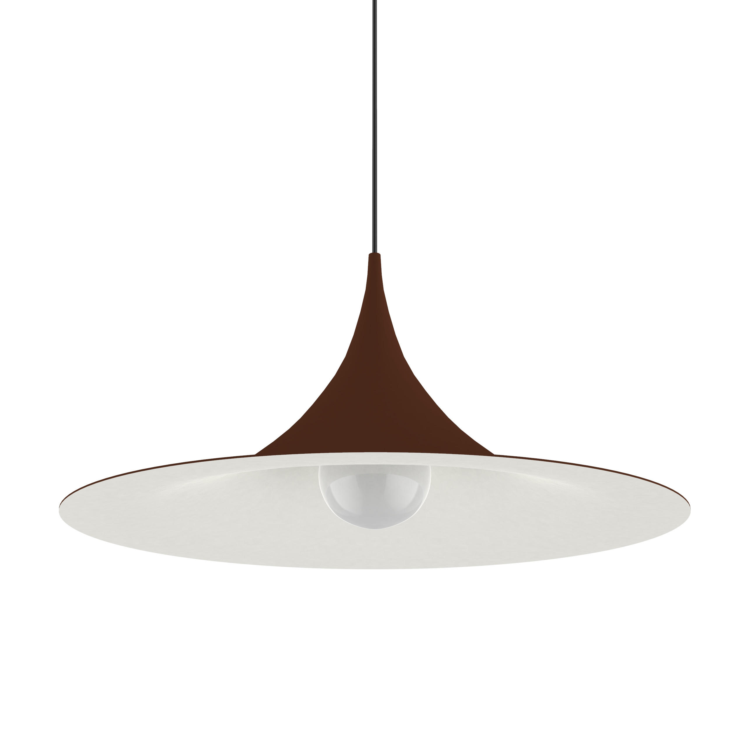 HÄNGELEUCHTE - Dunkelbraun, Metall (57/57/27cm) - Lumicom